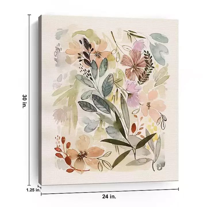 Potpourri Watercolor I Canvas Art Print