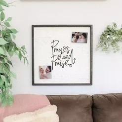Prayers and Praise Framed Pinboard