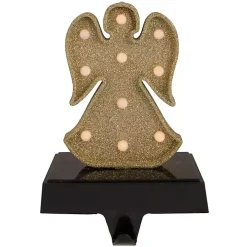 Pre-lit Angel Christmas Stocking Holder