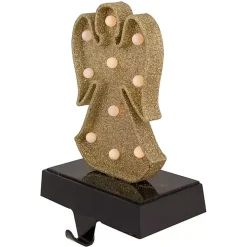 Pre-lit Angel Christmas Stocking Holder