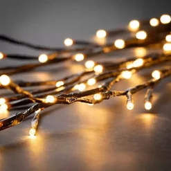Pre-Lit Brown Branch Christmas Garland