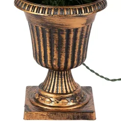 Pre-Lit Cedar Pine Christmas Trees, Set of 2