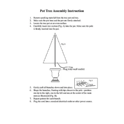 Pre-Lit Cedar Pine Christmas Trees, Set of 2