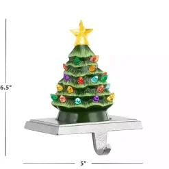 Pre-Lit Evergreen Christmas Stocking Hanger
