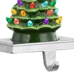 Pre-Lit Evergreen Christmas Stocking Hanger