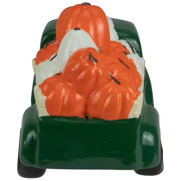 Pre-Lit Green Vintage Truck Figurine
