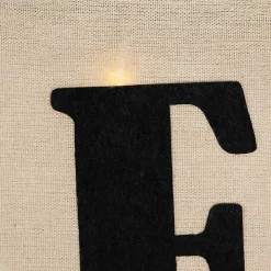 Pre-Lit Happy Halloween Burlap Banner