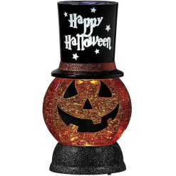 Pre-Lit Jack O Lantern Globe Decoration