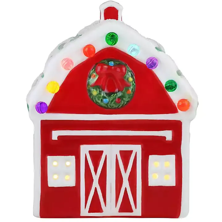 Pre-Lit Nostalgic Christmas Barn