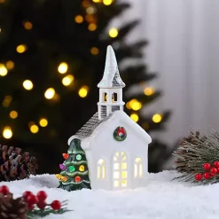 Pre-Lit Nostalgic Christmas Church