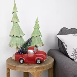 Pre-Lit Vintage Red Tree Truck Figurine