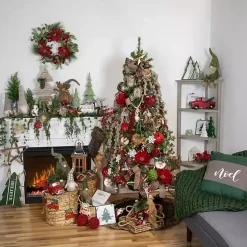 Pre-Lit Vintage Red Tree Truck Figurine