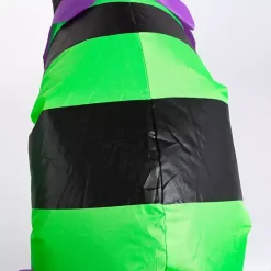 Pre-Lit Witch in Cauldron Inflatable Decoration