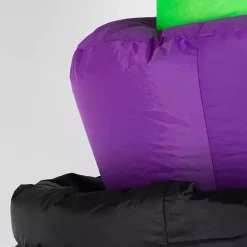 Pre-Lit Witch in Cauldron Inflatable Decoration