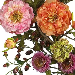 Pretty Peony Garden Mix Wreath