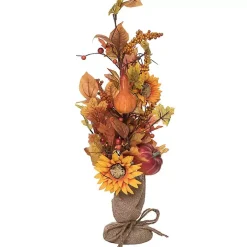 Pumpkin and Sunflower Harvest Arrangement