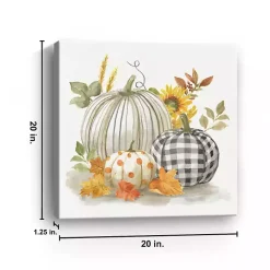 Pumpkin Décor I Canvas Art Print, 20x20