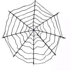 Purple LED Spider Web Decoration