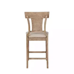 Ray Brown with Gray Wash Finish Counter Stool