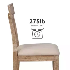 Ray Brown with Gray Wash Finish Counter Stool