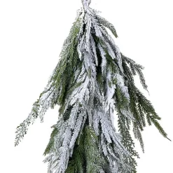 Real Touch Flocked Norfolk Pine Garland