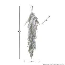 Real Touch Flocked Norfolk Pine Garland