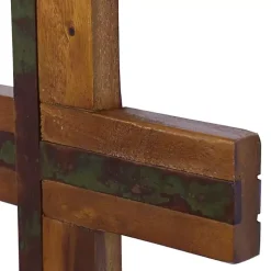 Reclaimed Wood Cross Wall Plaque