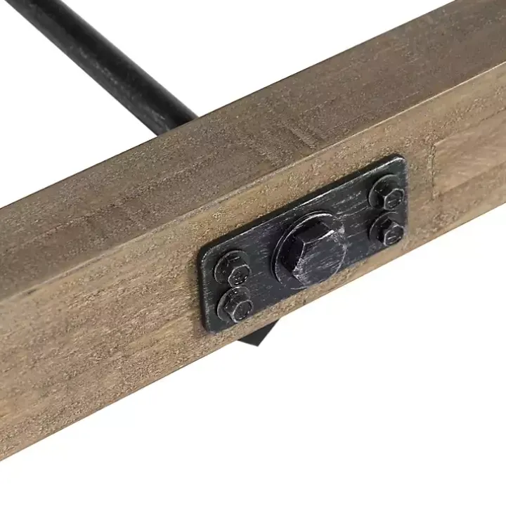 Reclaimed Wood Industrial Dining Bench