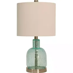 Recycled Glass Bottle Table Lamp