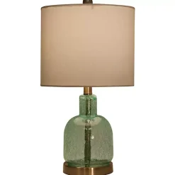 Recycled Glass Bottle Table Lamp