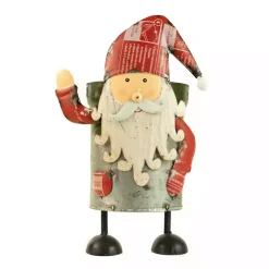 Recylced Iron Santa Canister