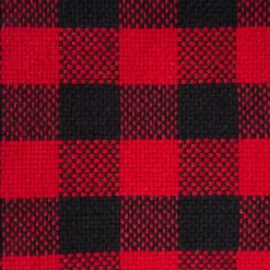 Red & Black Buffalo Check Kitchen Towels, Set of 6