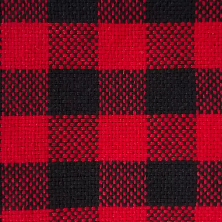 Red & Black Buffalo Check Kitchen Towels, Set of 6
