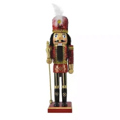 Red and Gold Sequin Soldier Nutcracker