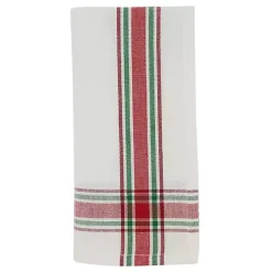 Red and Green Plaid Napkins, Set of 4