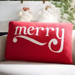 Red Be Merry Pillow