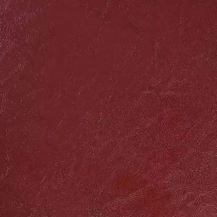 Red Faux Leather Jessy Storage Ottoman