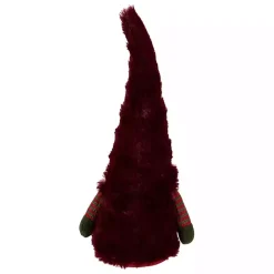 Red Gnome with LED Snowflake