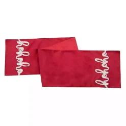 Red Ho Ho Ho Tufted Table Runner