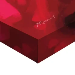 Red Jolly Santa Canvas Art Print