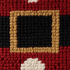 Red Knit Santa Belt Pillow