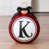 Red Monogram K Ornament