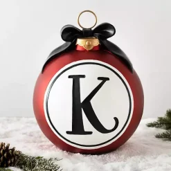 Red Monogram K Ornament