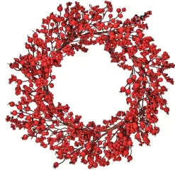 Red New England Berry Wreath