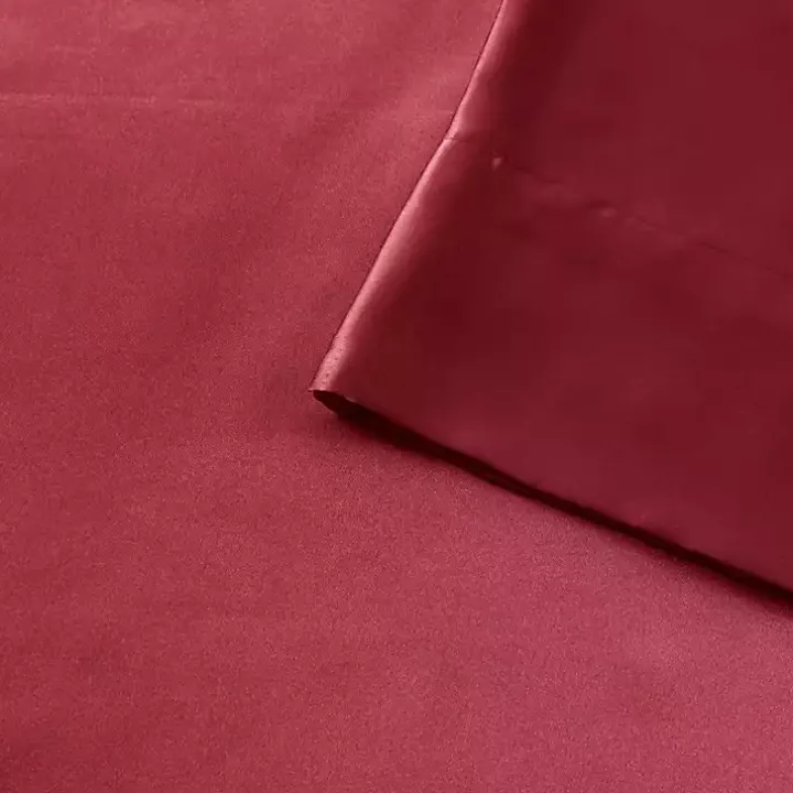 Red Satin Standard 2-pc. Pillow Case Set