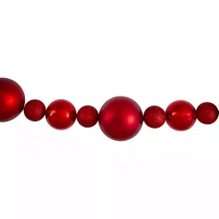 Red Shatterproof Ornament Tree Garland
