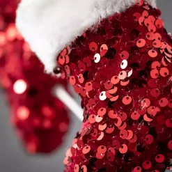 Red Stockings Christmas Stems, Set of 3