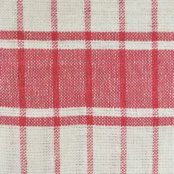 Red Stripe Kitchen Towels, Set of 8