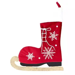 Red Winter Skate Stocking
