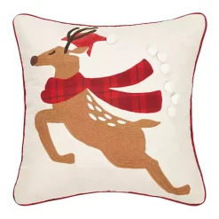 Reindeer Christmas Pillow